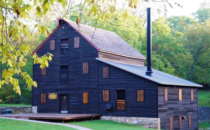 Outside of the grist mill